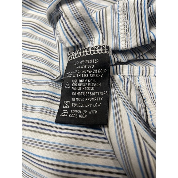 Men's Lone Cypress‎ by Pebble Beach Lux Performance Short Sleeve Polo Shirt XL - Picture 5 of 6